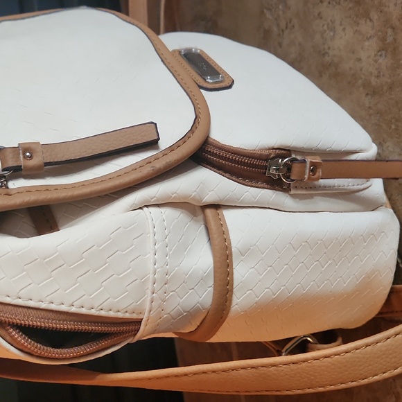 NWOT Rosetti Cream and Brown Women's Backpack - Picture 10 of 10